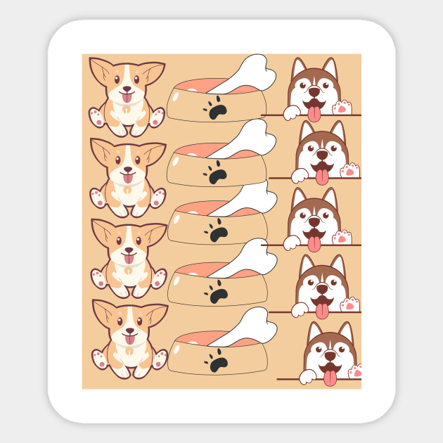 Dogs Lovers Sticker by RiseAbove22